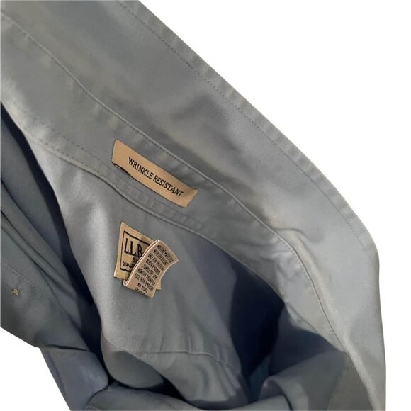 L.L. Bean Button Down Shirt Light Blue - Picture 10 of 10